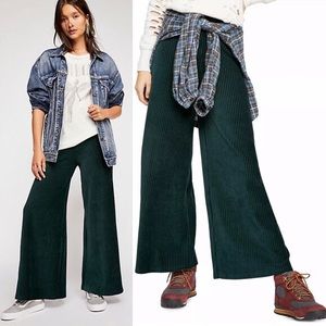 Free People Wide Leg Corduroy Pants